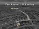 Stunning aerial view of the neighborhood with walking path to The Ascent community amenity at 228 Horizon Ave, Erie, CO 80516