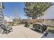 Spacious backyard with a concrete patio, perfect for outdoor cooking and entertaining at 21367 E Aberdeen Dr, Centennial, CO 80015