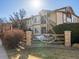 Exterior view of the community sign and landscaping at 4747 S Balsam Way # 104, Littleton, CO 80123