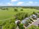 This aerial view highlights a charming neighborhood with lush greenery and scenic surroundings at 236 W Sycamore Ln, Louisville, CO 80027