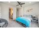 Spacious main bedroom leads to ensuite bathroom and walk-in closet at 6664 Merrimack Dr, Castle Pines, CO 80108