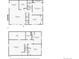 Detailed floor plan showcasing layout of the first floor and basement, including dimensions for each room at 3750 S Fairplay Way, Aurora, CO 80014