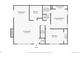 Detailed floorplan of the home's first floor, showing the layout of rooms and dimensions at 3750 S Fairplay Way, Aurora, CO 80014
