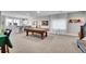 Finished basement with pool table and ample space for recreation at 27655 E Moraine Dr, Aurora, CO 80016