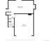 Floor plan featuring the Gathering room, hall, laundry, bath, and garage at 13052 W Asbury Pl, Lakewood, CO 80228