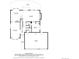Detailed first-floor plan showcasing the layout of the living room, dining room, kitchen, bedroom, and garage at 10052 Sage Sparrow Ct, Highlands Ranch, CO 80129