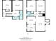 Comprehensive floor plan illustrating the layout with dimensions for each room on two floors at 1419 Dexter St, Denver, CO 80220
