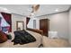 Bedroom has a large mirror and closet at 4505 S Yosemite St # 433, Denver, CO 80237