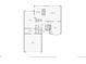 Detailed floor plan showcasing the layout of the first floor, including the kitchen, living area, and garage at 4505 S Yosemite St # 433, Denver, CO 80237