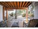 A covered patio offers a relaxing spot to enjoy the outdoor space at 4505 S Yosemite St # 433, Denver, CO 80237
