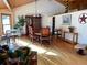 Bright dining room with hardwood floors and large windows at 1740 Michael Gates Dr, Parker, CO 80138