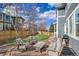 Back yard featuring a patio, nice lawn, and outdoor seating at 2889 Windridge Cir, Highlands Ranch, CO 80126