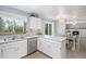 Modern kitchen with stainless steel appliances, ample counter space, and white cabinetry at 1121 W Kettle Ave, Littleton, CO 80120
