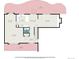 Floorplan showing the dimensions of the main level with porch, living, dining, and Gathering rooms at 1121 W Kettle Ave, Littleton, CO 80120