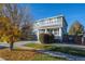 Charming two-story home with a covered porch and a well-maintained front yard on a beautiful day at 4797 Longs Peak St, Brighton, CO 80601