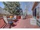 Spacious wooden deck with outdoor seating perfect for entertaining at 9659 Autumnwood Pl, Highlands Ranch, CO 80129