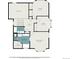 Second floor plan featuring two bedrooms, two bathrooms, and a walk-in closet at 17595 E Wesley Pl, Aurora, CO 80013