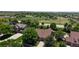 Overhead shot showcases the fenced in yard, pool and neighborhood at 1936 E 144Th Dr, Thornton, CO 80602