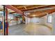 Unfinished basement awaiting your customizations with exposed beams and support structures at 1936 E 144Th Dr, Thornton, CO 80602