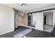 Multi-purpose flex room featuring a rubber floor and open layout at 3738 Black Feather Trl, Castle Rock, CO 80104