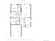 Detailed floor plan illustrates the layout of the home, including the kitchen, bedrooms, and bathrooms at 3738 Black Feather Trl, Castle Rock, CO 80104