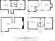 Detailed floor plan showcasing the layout with measurements for each room, including bedrooms, kitchen, and basement at 17372 E Prentice Cir, Centennial, CO 80015