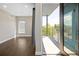 Spacious balcony with black railing and city views, providing a seamless indoor-outdoor living experience at 2374 S University Blvd # 202, Denver, CO 80210