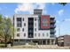 Modern building with stylish exterior, balconies, and well-maintained surroundings at 2374 S University Blvd # 202, Denver, CO 80210