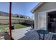 The back deck features Trex flooring and plenty of space for outdoor gatherings, overlooking a well maintained lawn at 5936 Turnstone Pl, Castle Rock, CO 80104