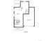 Floor plan of the basement with areas for unexcavated space and a rough-in bath at 5604 Grandville Ave, Longmont, CO 80503