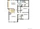 Second floor plan featuring the main bedroom, bathroom, and secondary bedrooms at 21295 E 61St Dr, Aurora, CO 80019