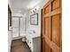Bathroom featuring a shower/tub combination at 1394 E Panama Dr, Centennial, CO 80121