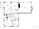 Layout of the home's first floor including the kitchen, dining, bedrooms, and bathrooms at 1394 E Panama Dr, Centennial, CO 80121