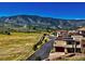 Lovely houses in community surrounded by vast field with great mountain views at 4502 Echo Cliff Ln, Larkspur, CO 80118