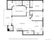 Detailed floor plan layout showing the primary bedroom, living room, kitchen, and balcony at 5250 S Huron Way # 10-207, Littleton, CO 80120