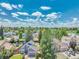 Overhead shot of a neighborhood with mature trees, well-maintained homes, and easy access to city amenities at 778 S Fairplay Ct, Aurora, CO 80012