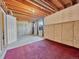 Unfinished basement with exposed ceiling and concrete wall at 778 S Fairplay Ct, Aurora, CO 80012