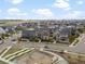 Expansive aerial view of the neighborhood showcasing the community layout and nearby amenities at 9378 E 60Th Pl, Denver, CO 80238