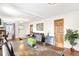 Living room and dining room combination showcasing the hardwood flooring at 2222-2224 Hooker St, Denver, CO 80211