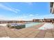 Outdoor pool and hot tub area offer a perfect spot for relaxation with stunning cityscape views at 2990 E 17Th Ave # 1102, Denver, CO 80206