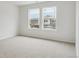 Cozy bedroom featuring neutral carpeting, white walls, and natural light from multiple windows at 8205 Cokedale Cir, Littleton, CO 80125