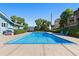 Outdoor swimming pool with blue water at 310 S Alkire St, Lakewood, CO 80228