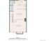 Detailed floor plan showcasing the layout of the kitchen, dining area, laundry, and living room at 12069 Monaco Ct, Brighton, CO 80602
