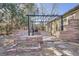 Backyard patio with brick detailing, perfect for outdoor entertaining or relaxing at 4401 Sombrero Cir, Littleton, CO 80123