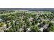 Panoramic aerial view of the neighborhood highlighting tree-lined streets at 23 Carla Way, Broomfield, CO 80020