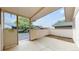 View of covered patio offering a private outdoor space with view of the neighborhood at 23 Carla Way, Broomfield, CO 80020