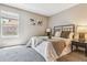 Inviting bedroom with neutral color scheme, carpet, and natural light at 12059 E Hoye Dr, Aurora, CO 80012