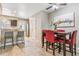 Bright dining area with stylish seating and modern decor at 12059 E Hoye Dr, Aurora, CO 80012