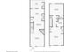 Detailed floor plans showcasing the layout of the first and second floors at 12059 E Hoye Dr, Aurora, CO 80012