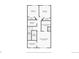 Floor plan of the second floor, including bedrooms, closets and bathrooms at 5873 Ceylon St # E, Denver, CO 80249